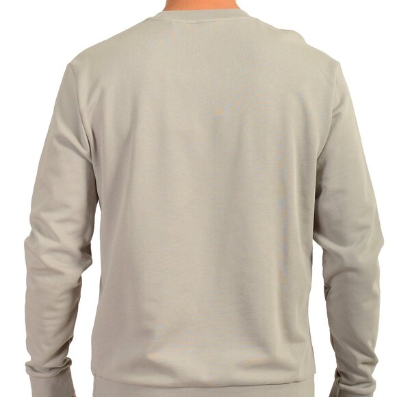 Hugo Boss Men's "Denguin" Gray Logo Print Crewneck Sweatshirt US M IT 50 - Picture 3 of 7